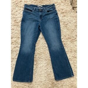 Signature Levi Strauss Mid Rise Bootcut Jeans Women's‎ Blue Denim